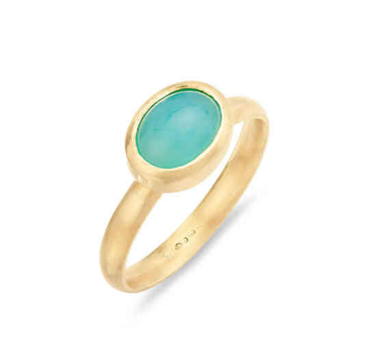 Blue Opal Ring