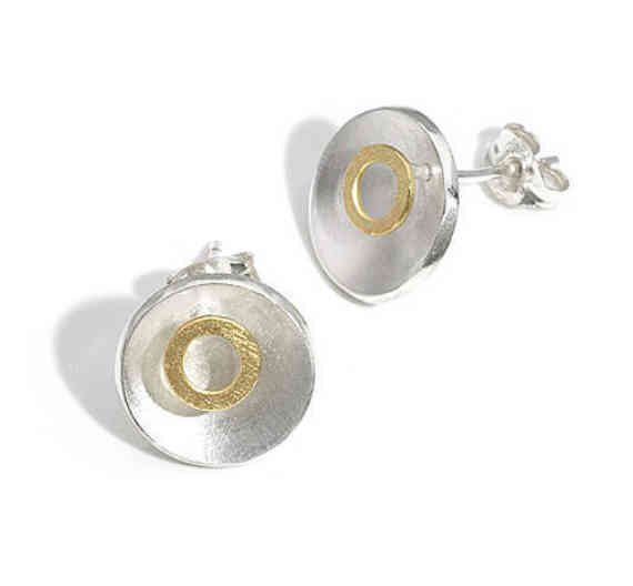 Circle Stud Earrings