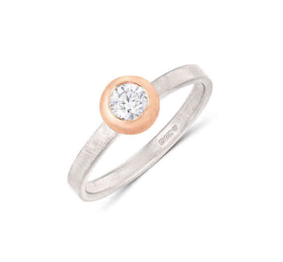Lab Grown Halo Ring