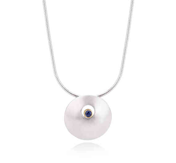 Sapphire Hole Necklace