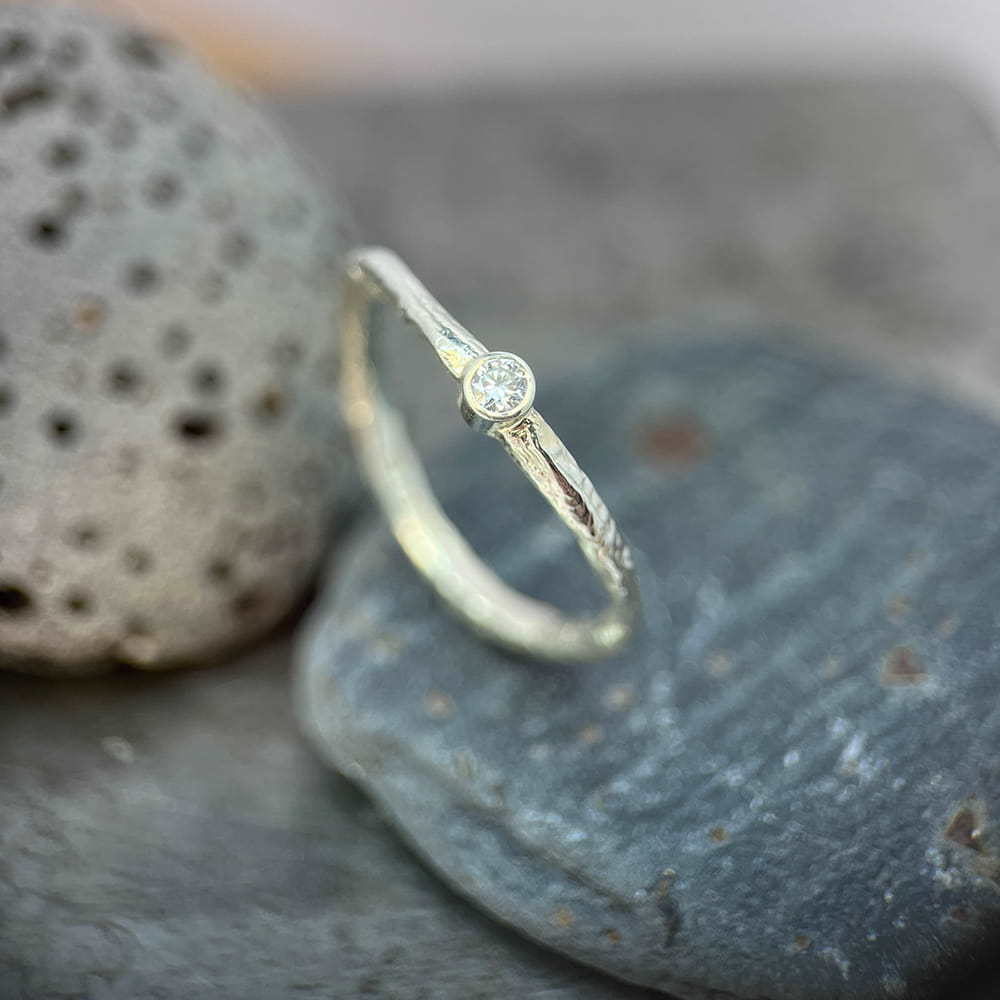 Diamond Curved Molten Ring Sup
