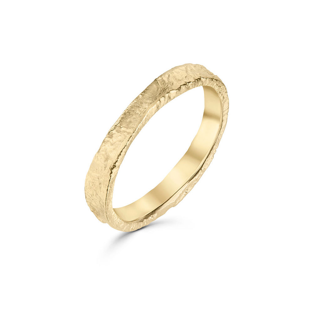 Gold Molten Ring
