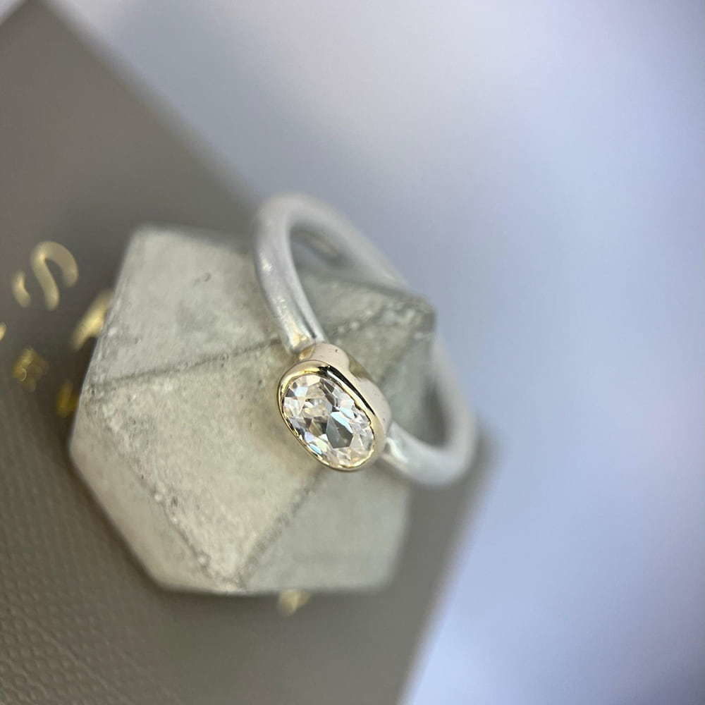 Oval Stone Ring