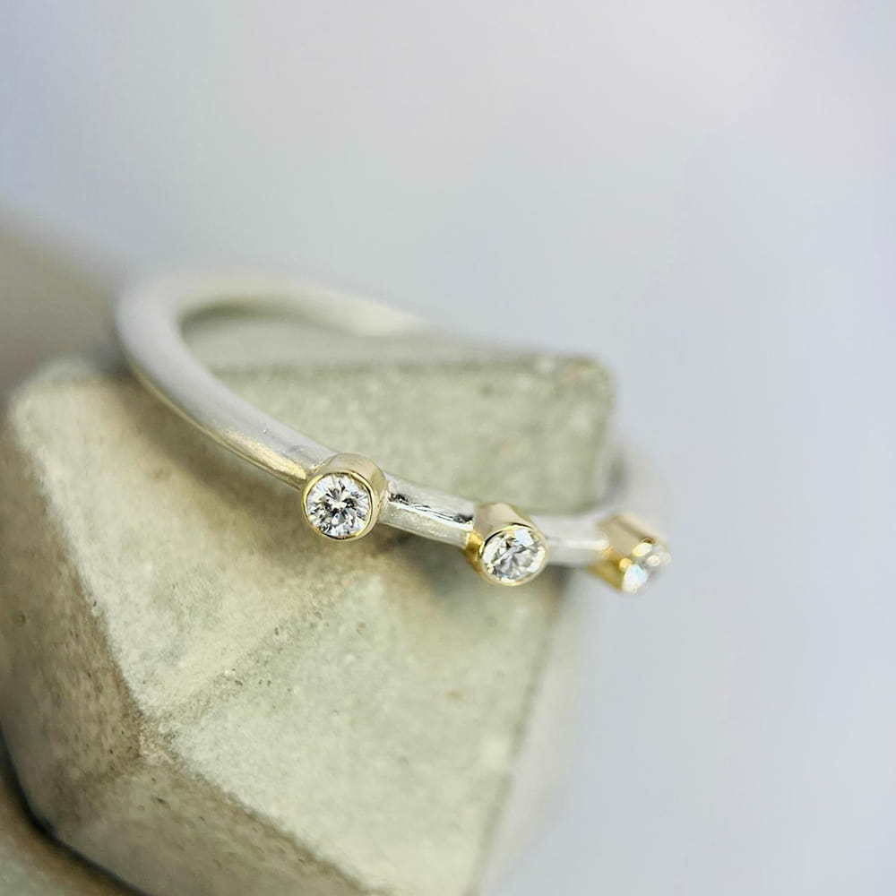 Triple Stone Ring